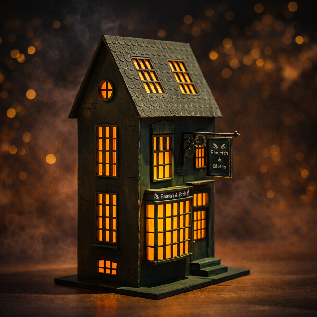 Fluorish – Wooden Magic Lamp