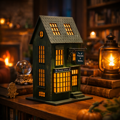 DIY Fluorish – Wooden Magic Lamp