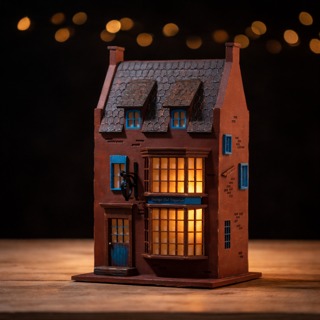 Owl Emporium – Wooden Magic Lamp